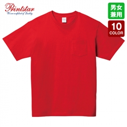 00109-PCT 5.6オンス ヘビーウェイト ポケットTシャツ